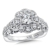 Halo Engagement Ring